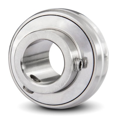 Stainless Steel Radial Insert Ball Bearing SS UC206 - Shaft: 30 mm